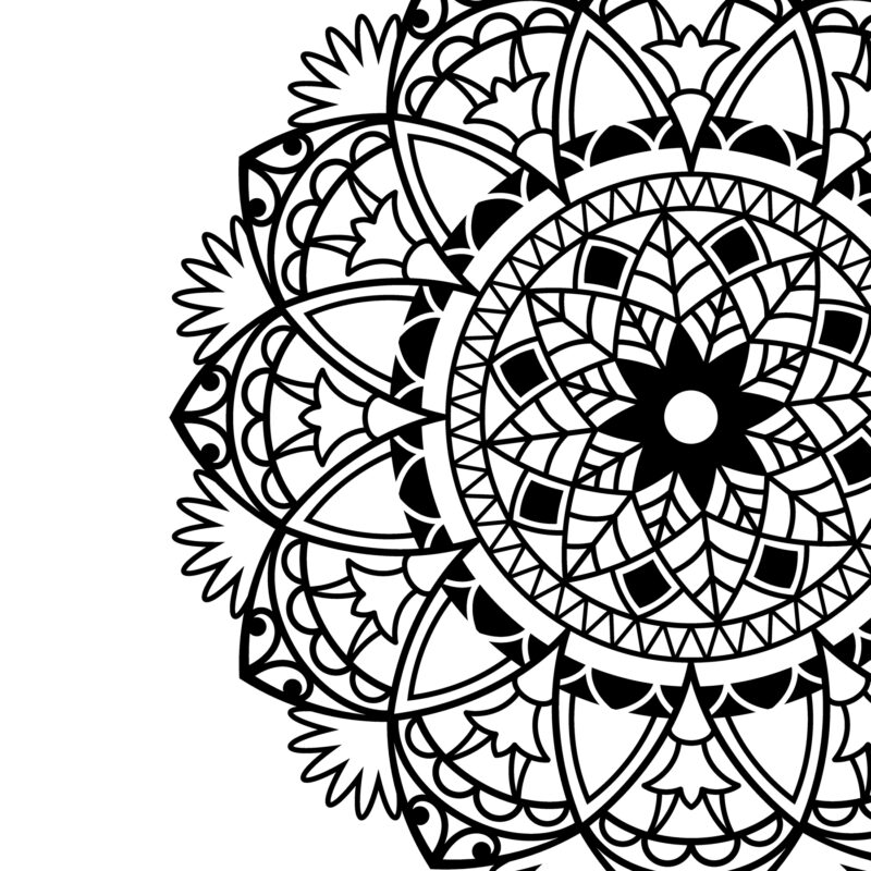 Mandala and Arrow Half Mandala cut files. - Image 2