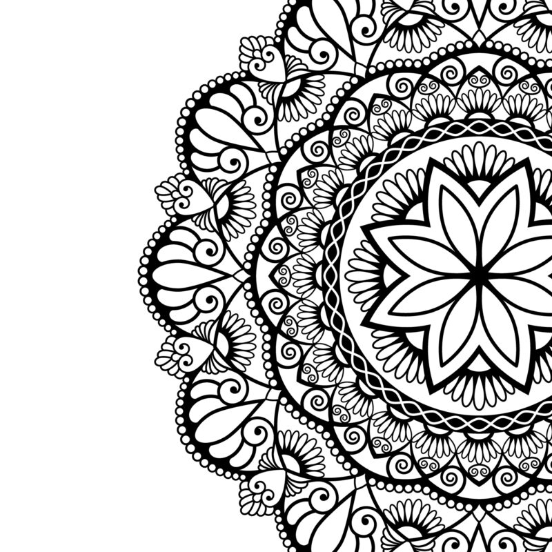 Mandala and Arrow Half Mandala cut files - Image 2