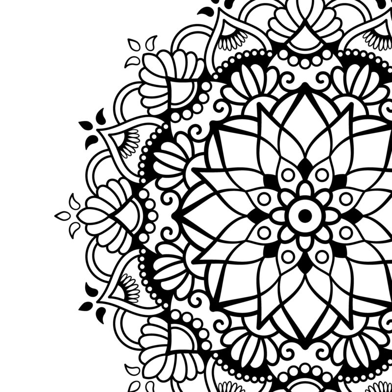Mandala and Arrow Half Mandala cut files - Image 2