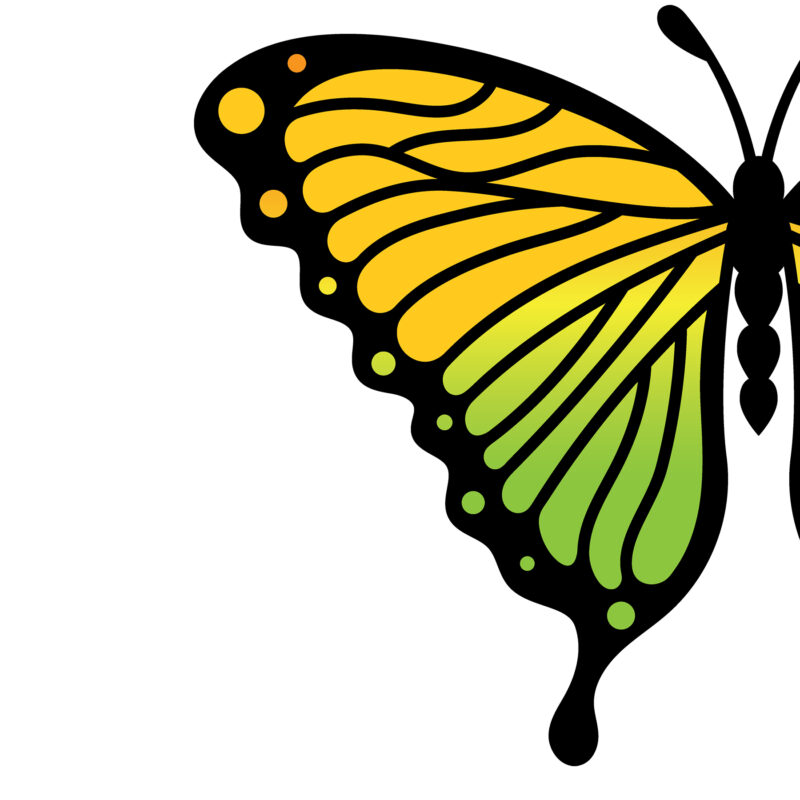 Layered Butterfly svg file. - Image 2