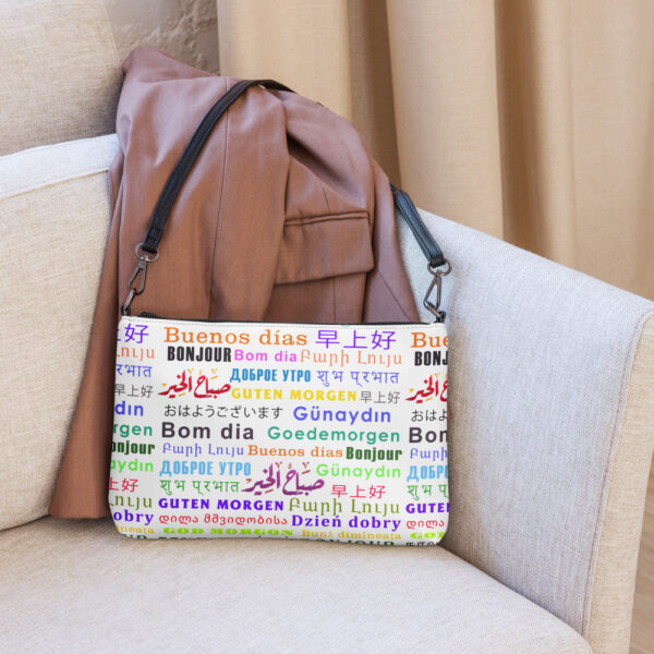 Good Morning Multilingual Crossbody bag