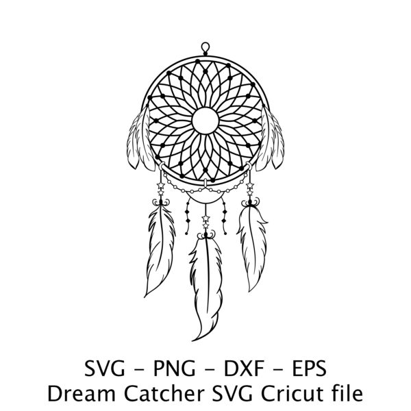Dream Catcher SVG Cricut file.
