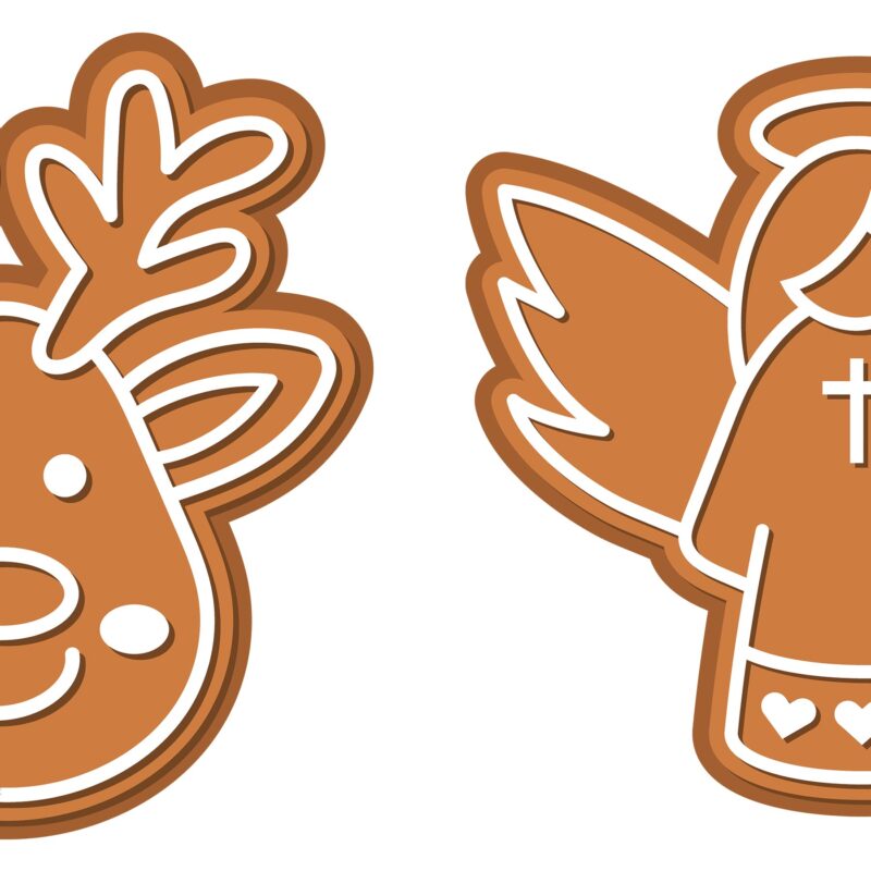 Christmas Gingerbread Cookie Set - Image 2