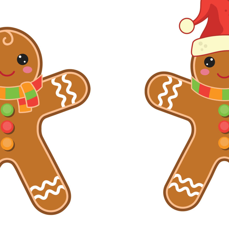 Christmas Gingerbread Cookie Clipart Set - Image 2