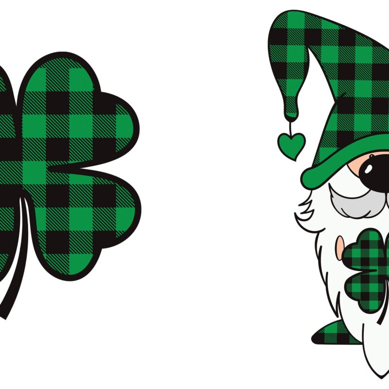 St. Patrick's Day Gnome SVG & Clipart - Image 2