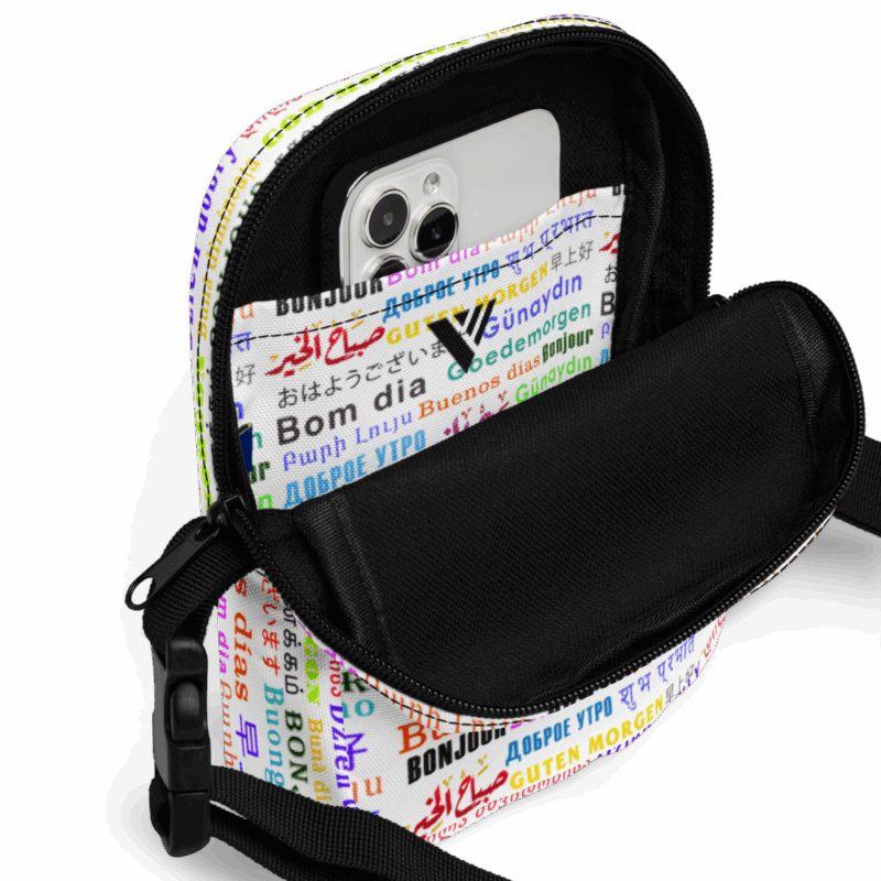 Good Morning Multilingual Utility crossbody bag - Image 3