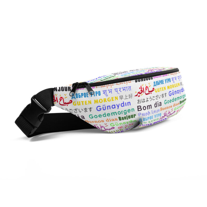 Good Morning Multilingual Fanny Pack - Image 6
