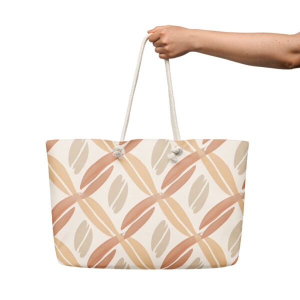 The Terra Weave Oversized weekender bag