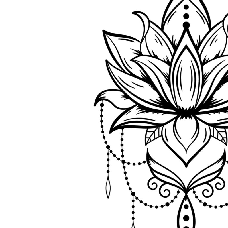 Lotus Flower svg file. - Image 2