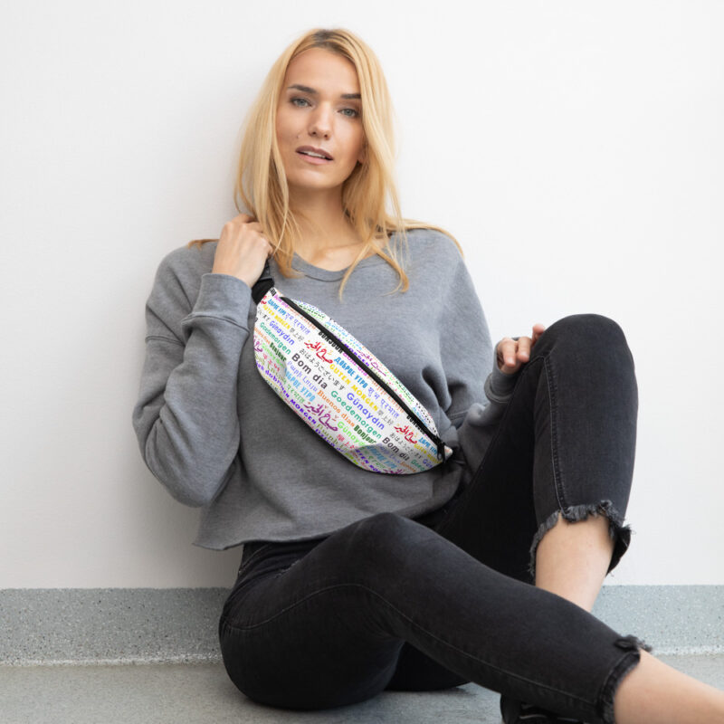 Good Morning Multilingual Fanny Pack - Image 4