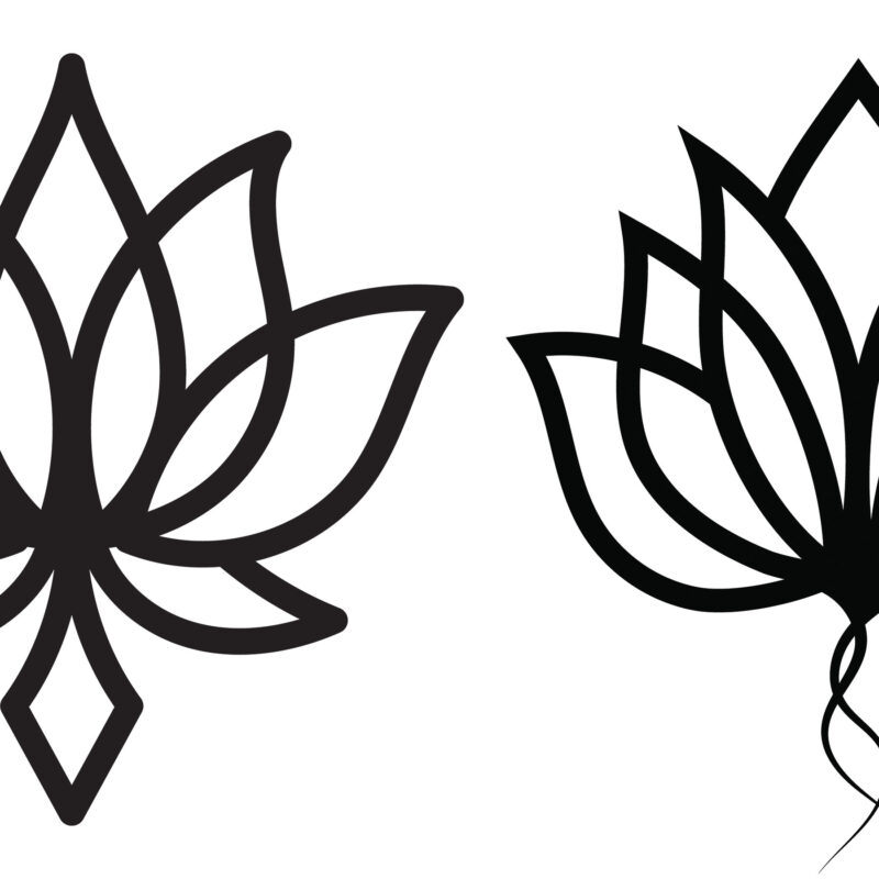 Zen Blossoms: A Lotus Flower Icon Collection