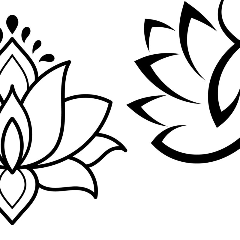Lotus Flower Icon Set - Image 4