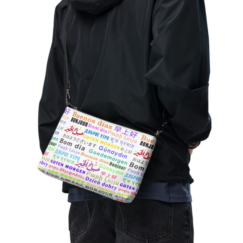 Good Morning Multilingual Crossbody bag - Image 7