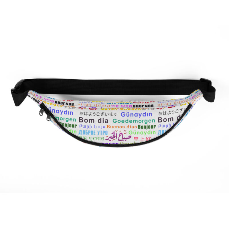 Good Morning Multilingual Fanny Pack - Image 3