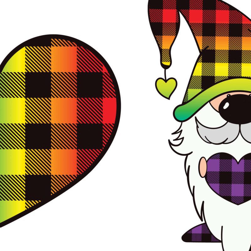St. Paddy's Day Rainbow Gnome Love - Image 2
