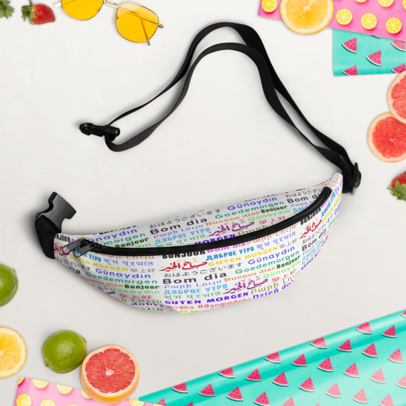 Good Morning Multilingual Fanny Pack - Image 2
