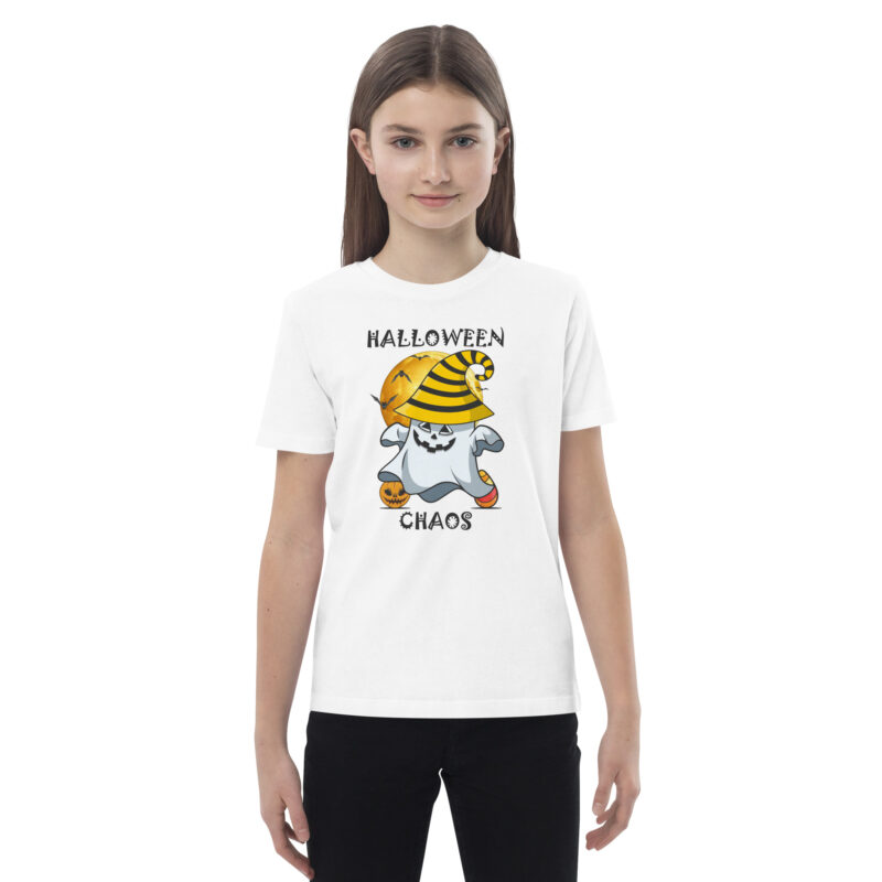 "Halloween Chaos" Cute Ghost Organic cotton kids t-shirt